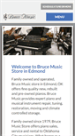 Mobile Screenshot of brucemusicstore.com